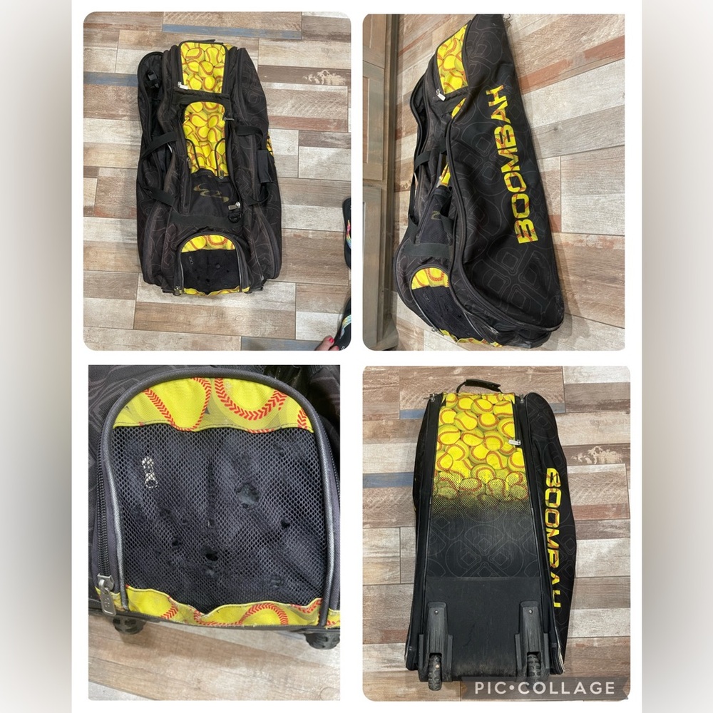 Boombah Beast rolling bat bag